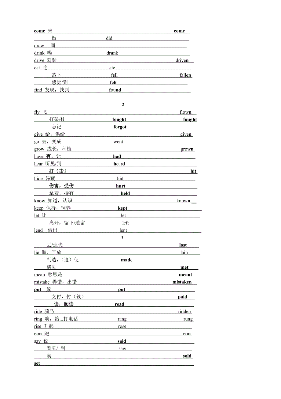 2015春季新人教版七下英语一般过去时专题练习_第4页