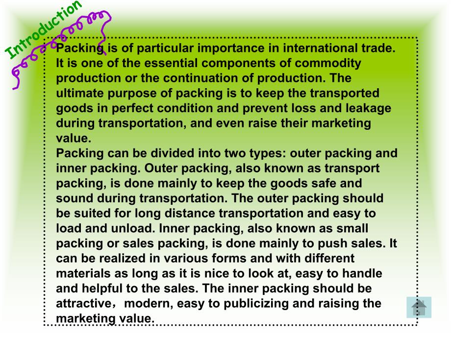 国际商务英语函电CHAPTER 9 PackingMarking_第3页