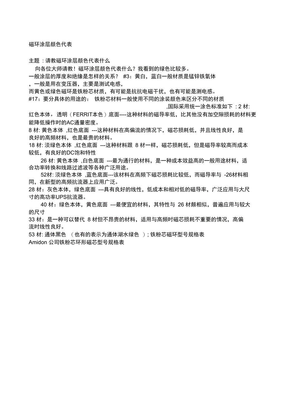 磁环涂层颜色代表含义_第1页