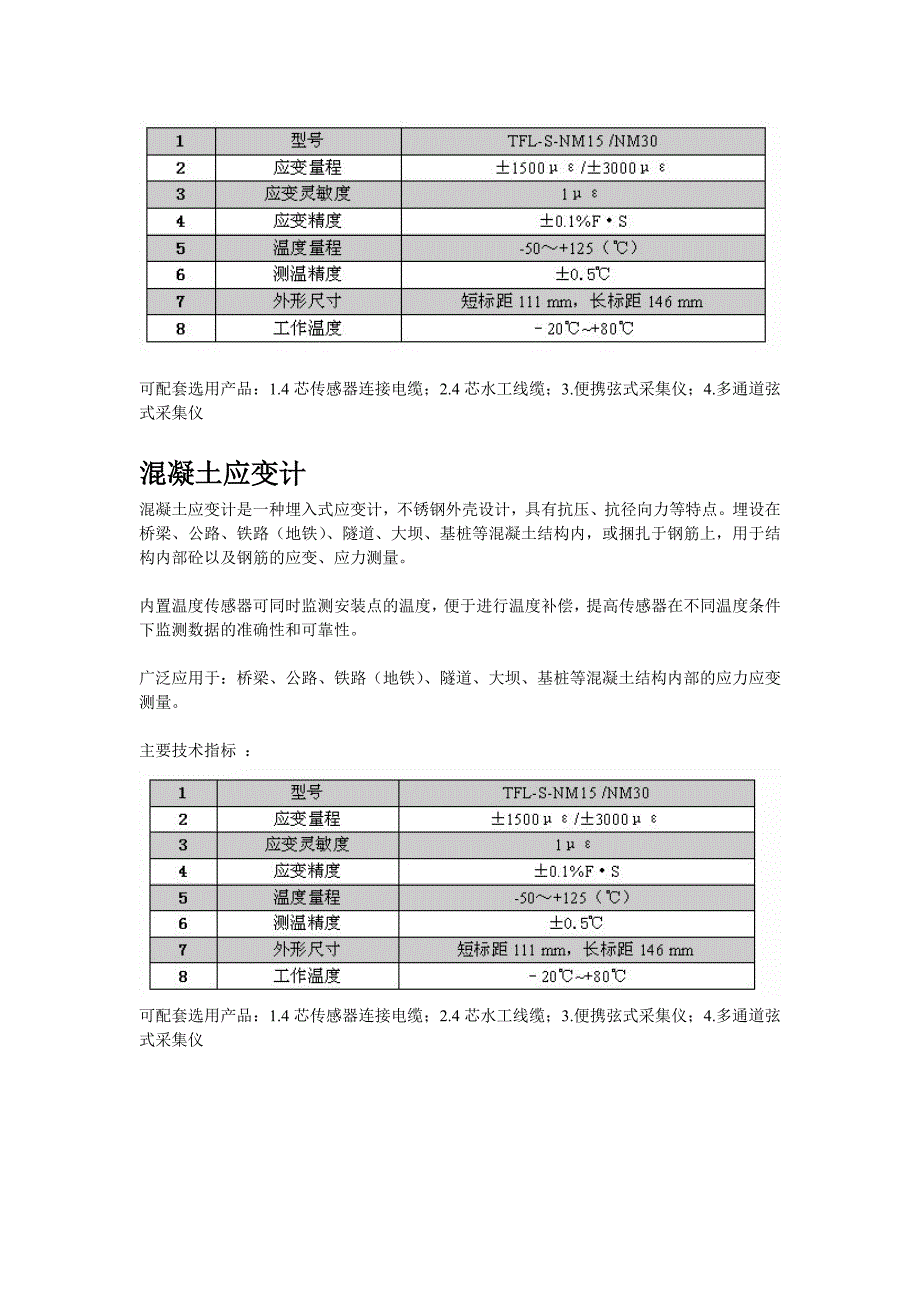 应力计分类及技术参数_第2页