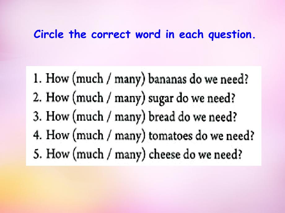 新人教目标版八年级上册英语教学课件-Unit-8-How-do-you-make-a-banana-milk-shake-Section-A (2)_第4页