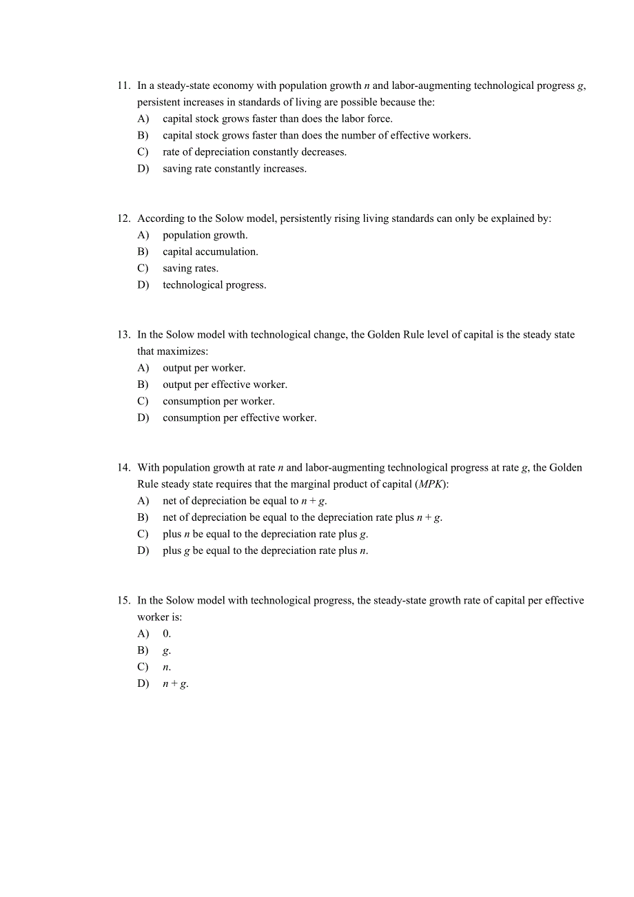 中级宏观经济学付费版题库9经济增长Ⅱ技术、经验和政策.doc_第3页