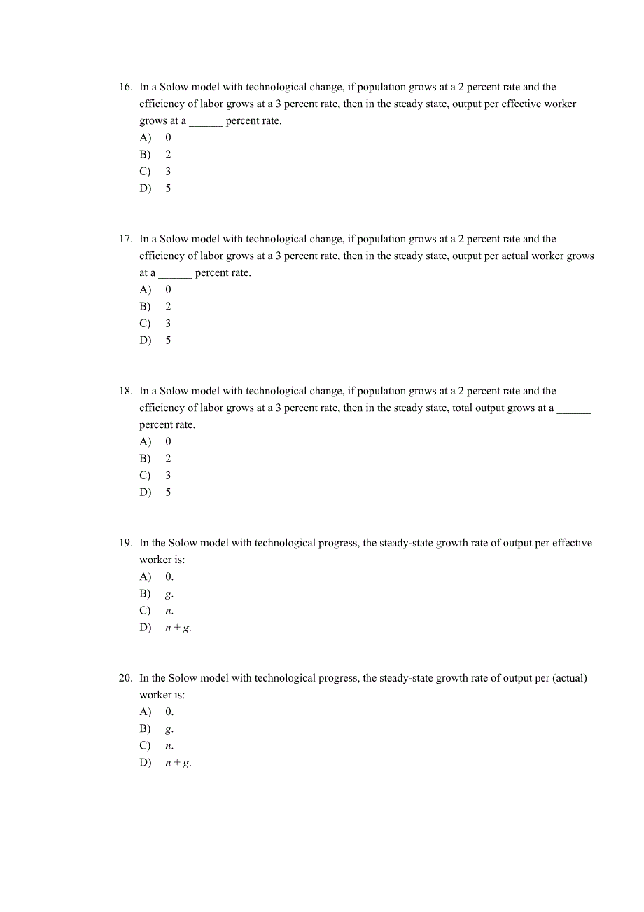 中级宏观经济学付费版题库9经济增长Ⅱ技术、经验和政策.doc_第4页