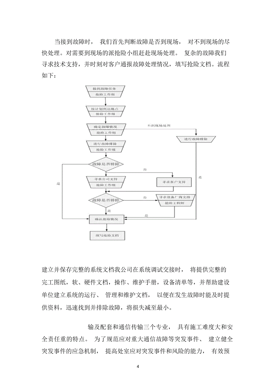 通信类工程施工安全应急预案_第4页