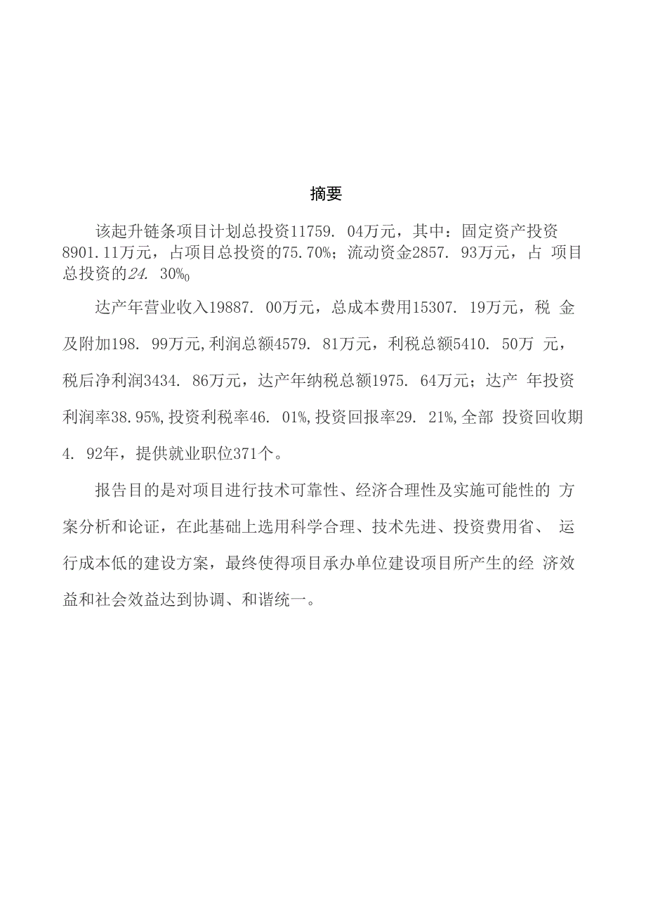 起升链条项目创业计划书_第4页