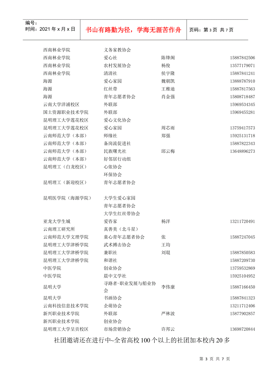 云南机电职业技术学院周年庆典策划书_第3页