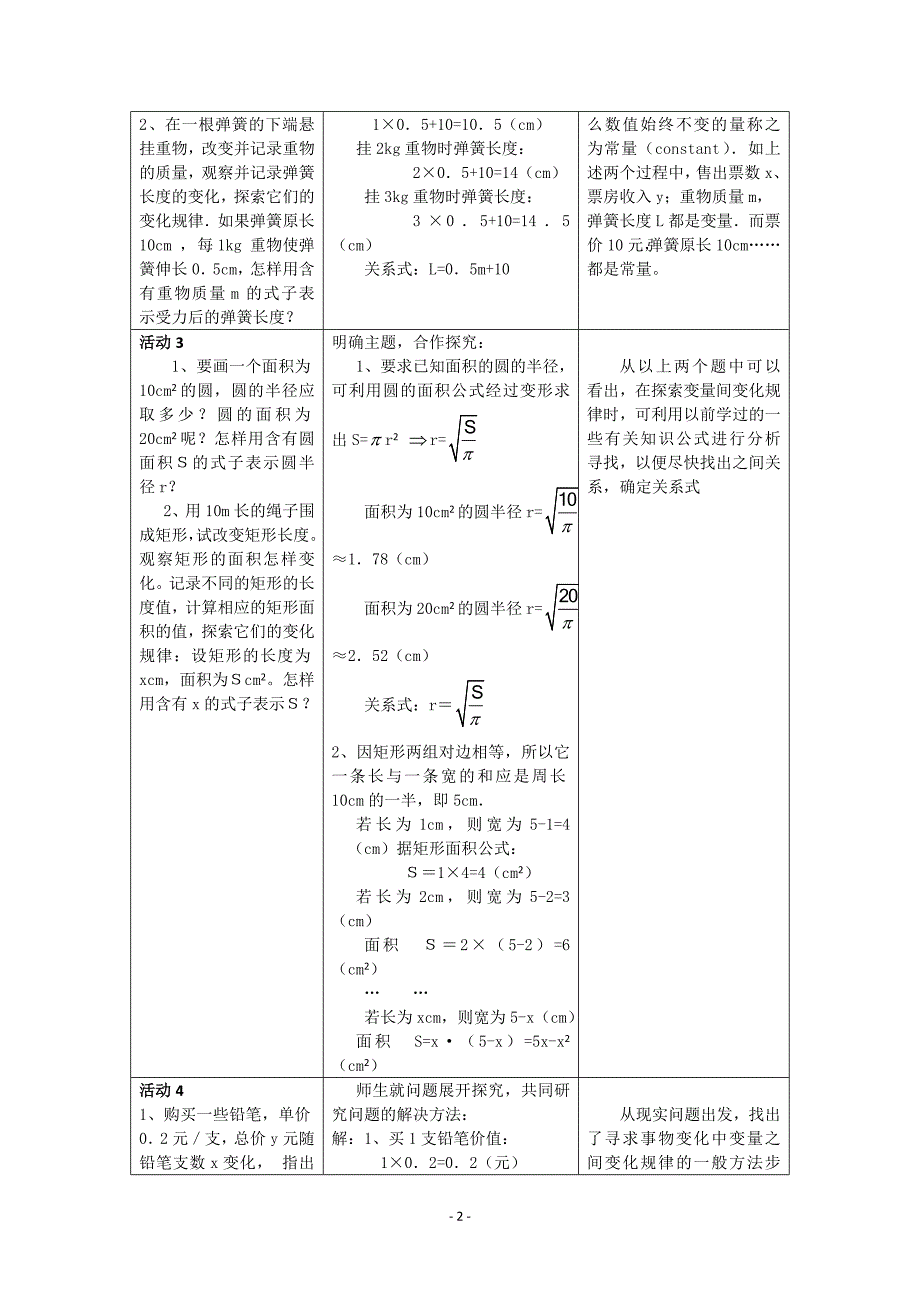 张颖《变量与函数（一）》教学设计.doc_第2页