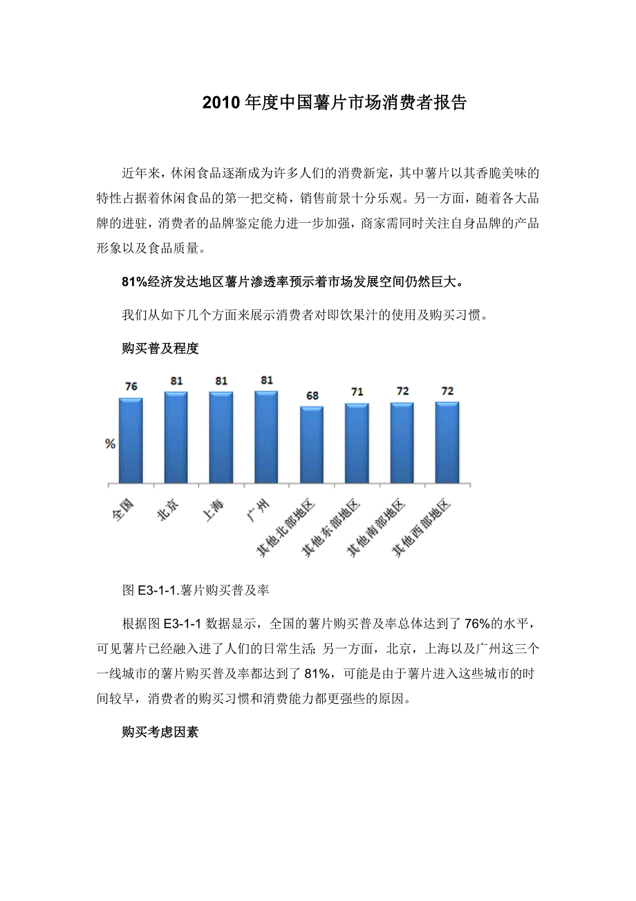 中国薯片市场消费者报告_第1页