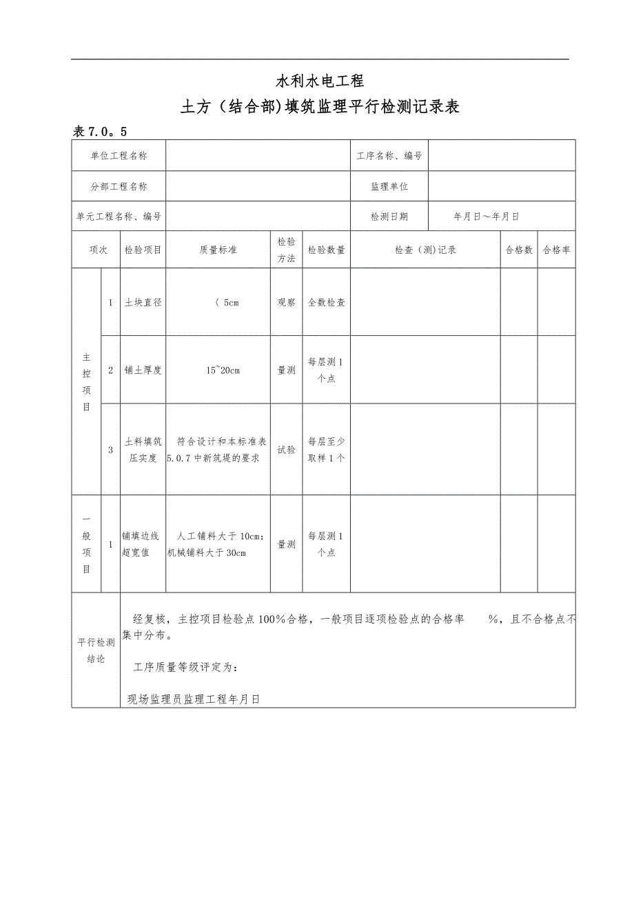 最新水利水电工程监理平行检测表部分_第3页