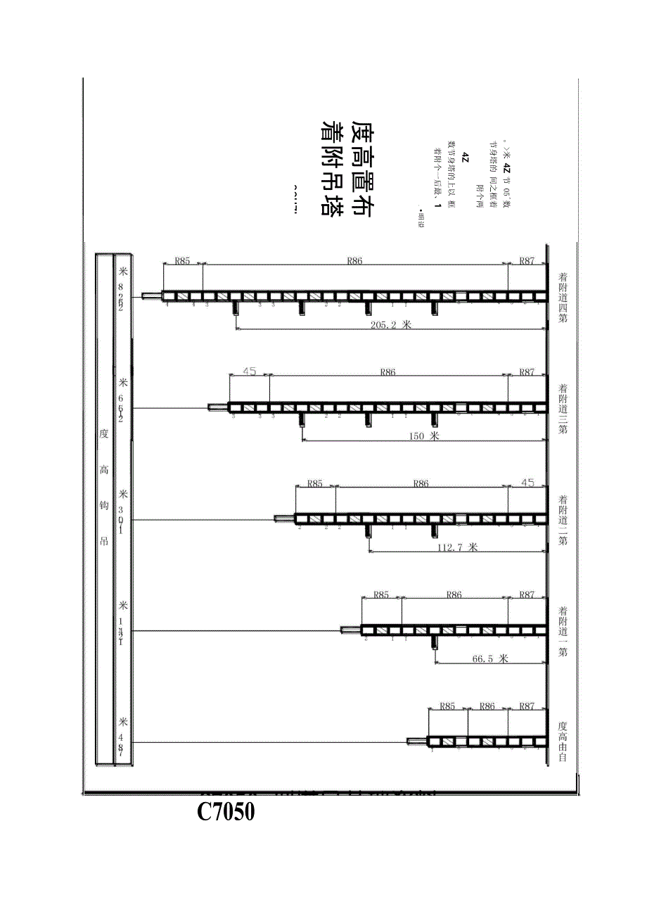 C7050塔吊起重性能参数_第3页