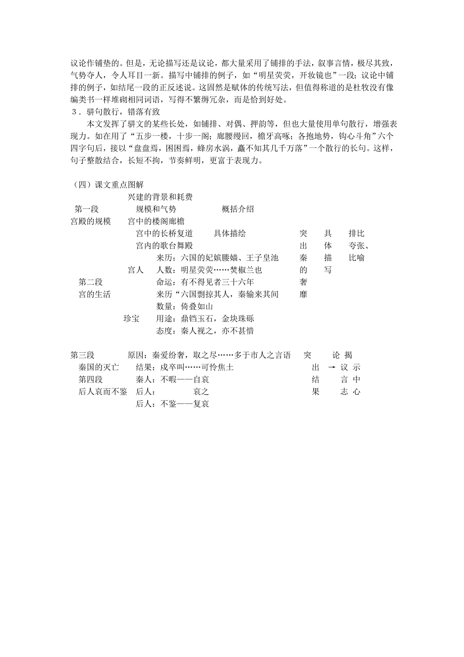 4.4《阿房宫赋》教学设计2(粤教版必修2) .doc_第4页