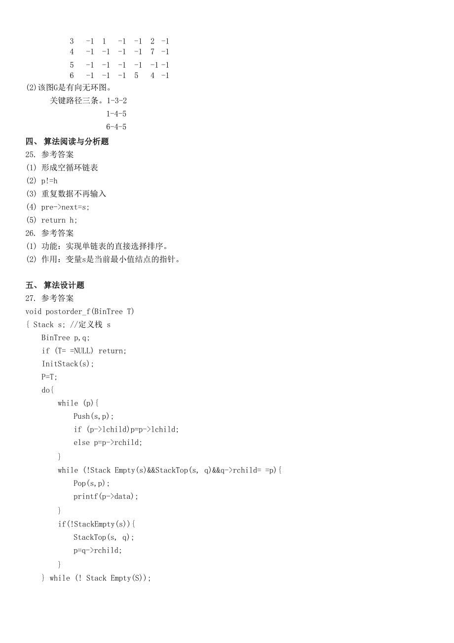 数据结构II试卷3_第5页