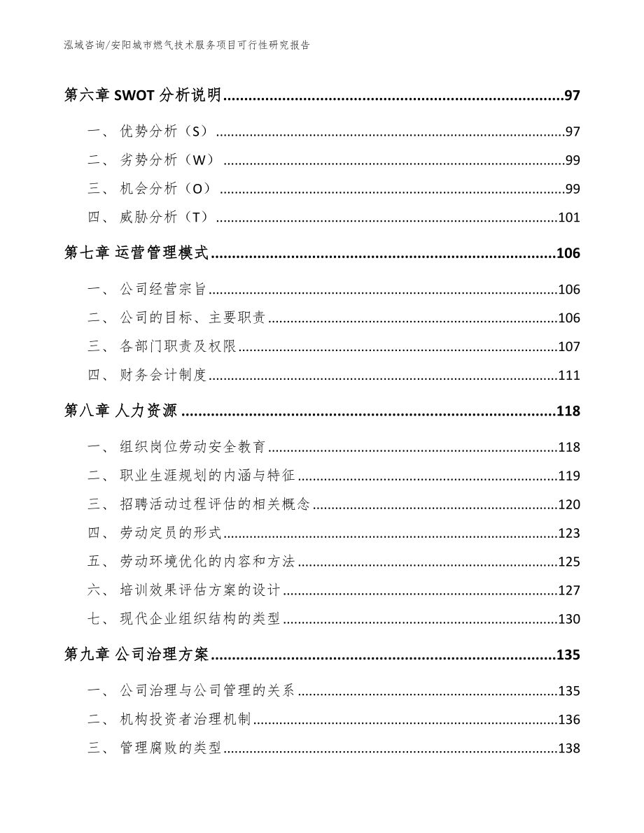 安阳城市燃气技术服务项目可行性研究报告模板范本_第3页