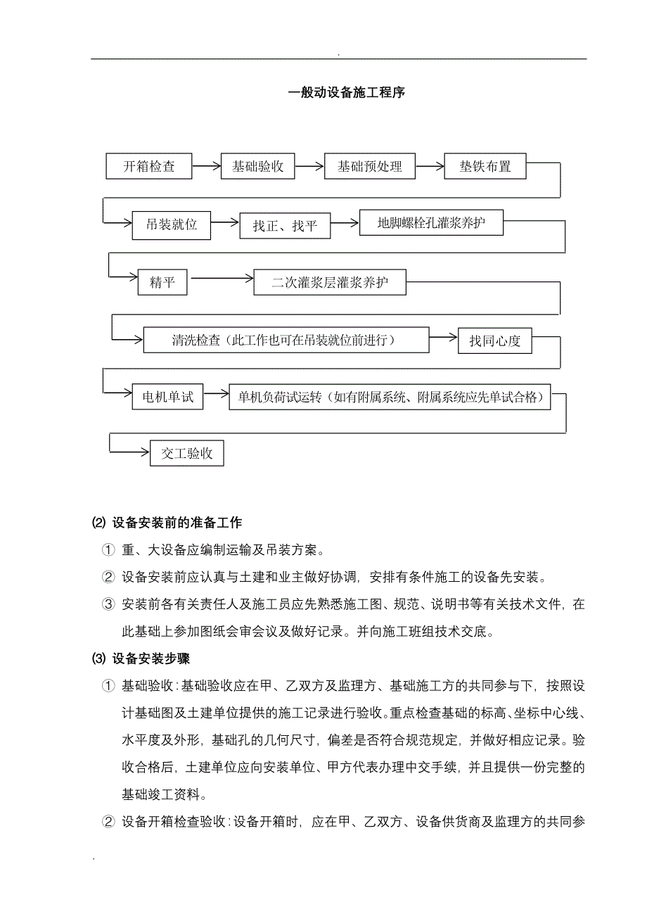 污水处理厂设备安装技术方案_第2页