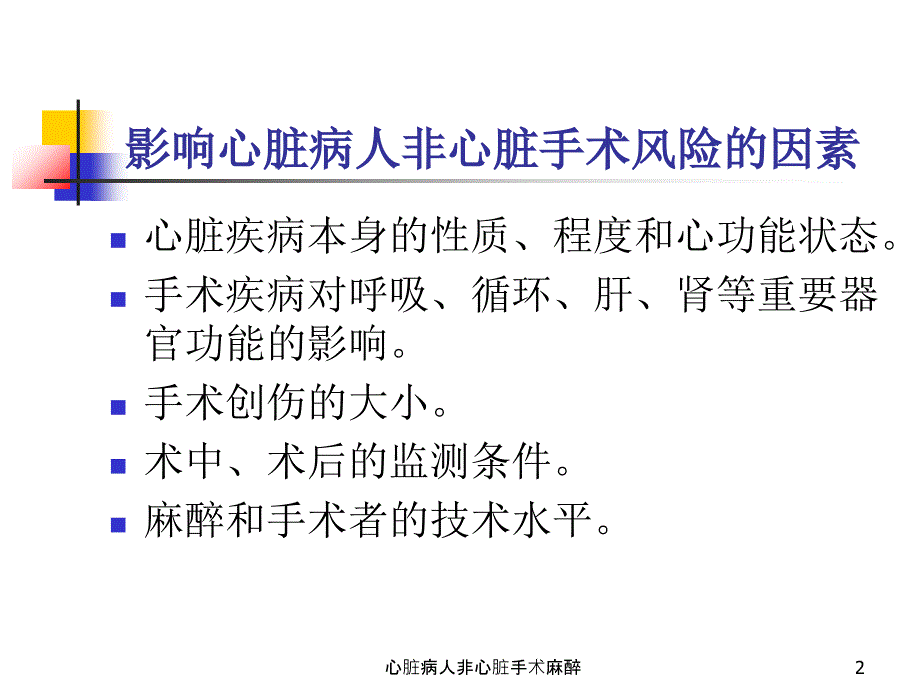 心脏病人非心脏手术麻醉课件_第2页