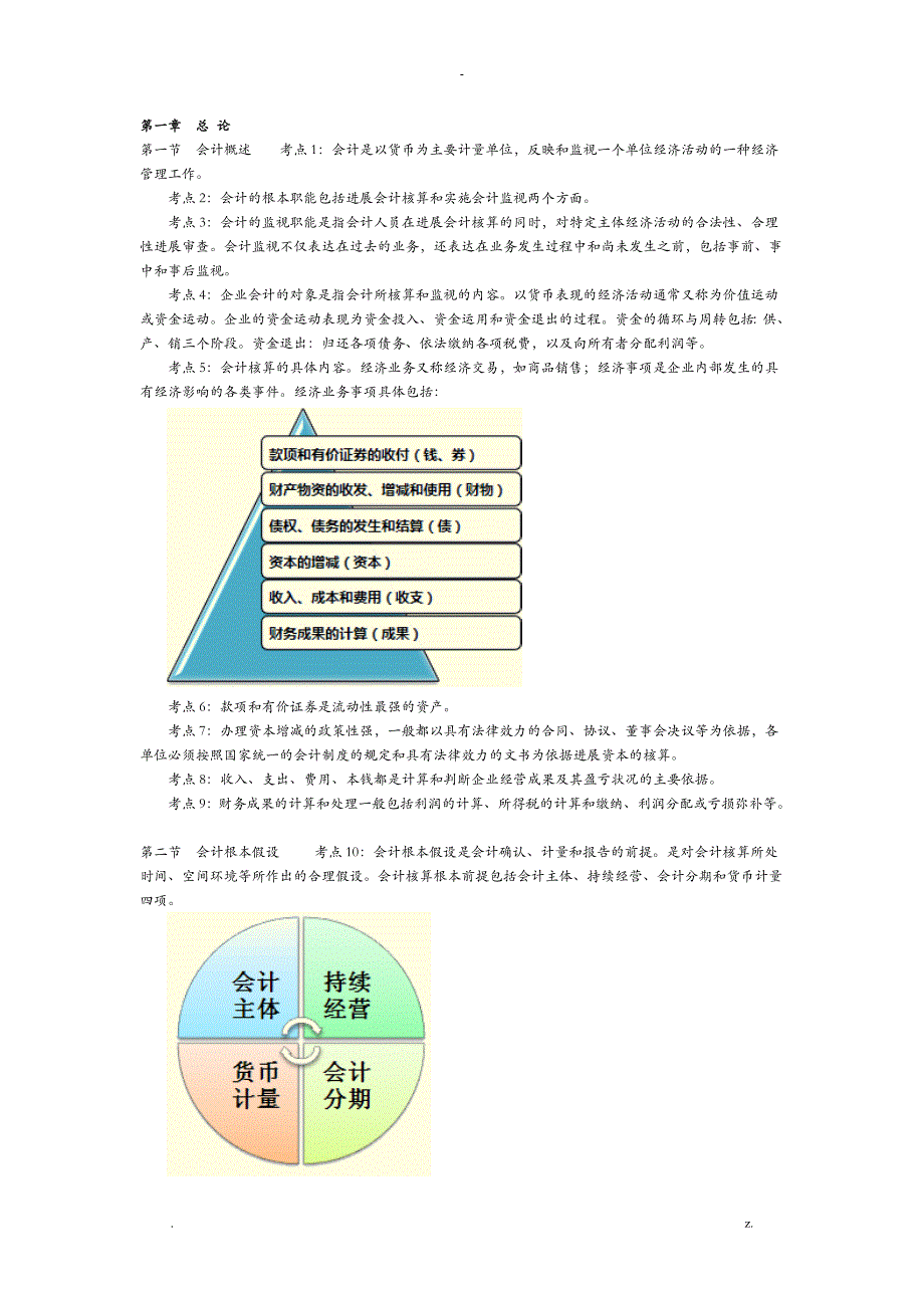 会计从业资格考试《会计基础》考点总结_第1页