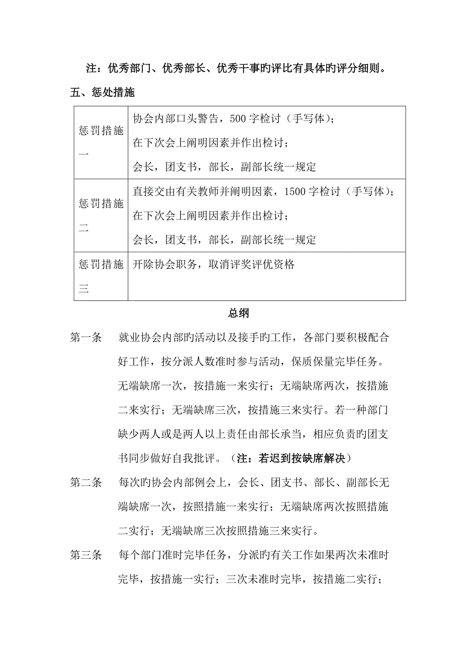 大学生职业发展与就业指导协会全新规章新版制度_第4页