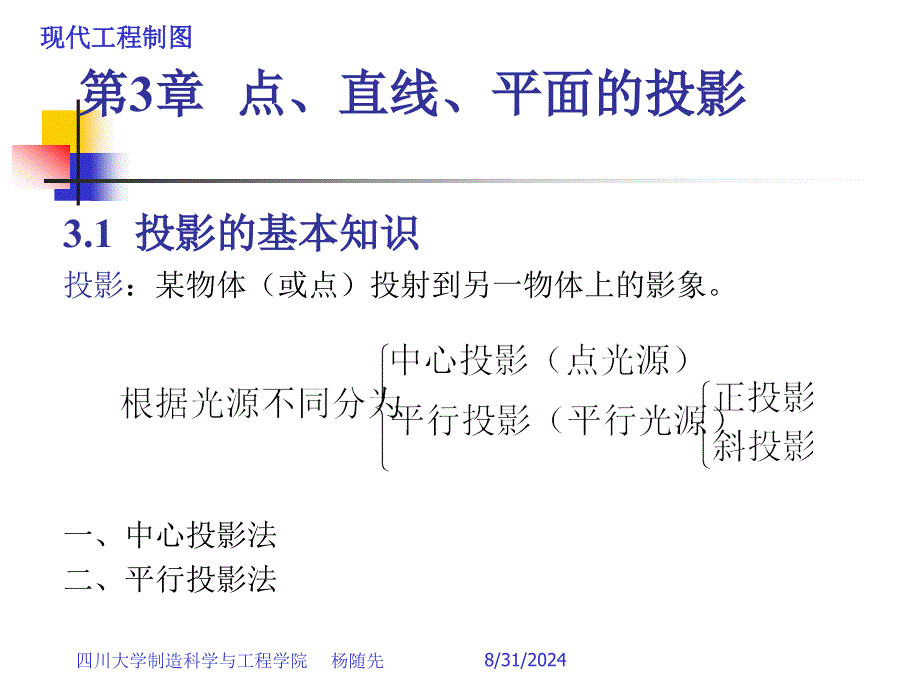 机械制图基本投影_第1页