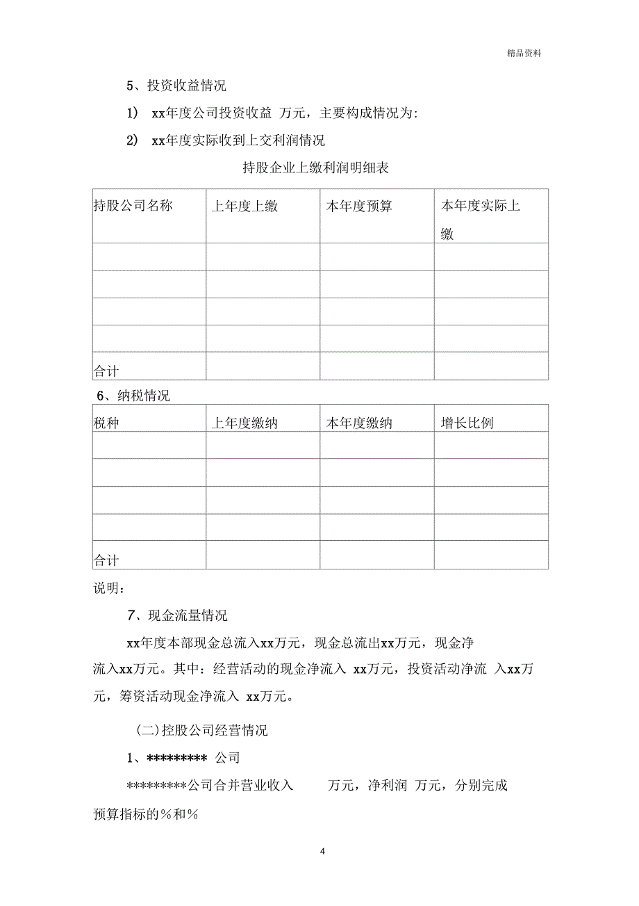 财务报告基本范文_第4页