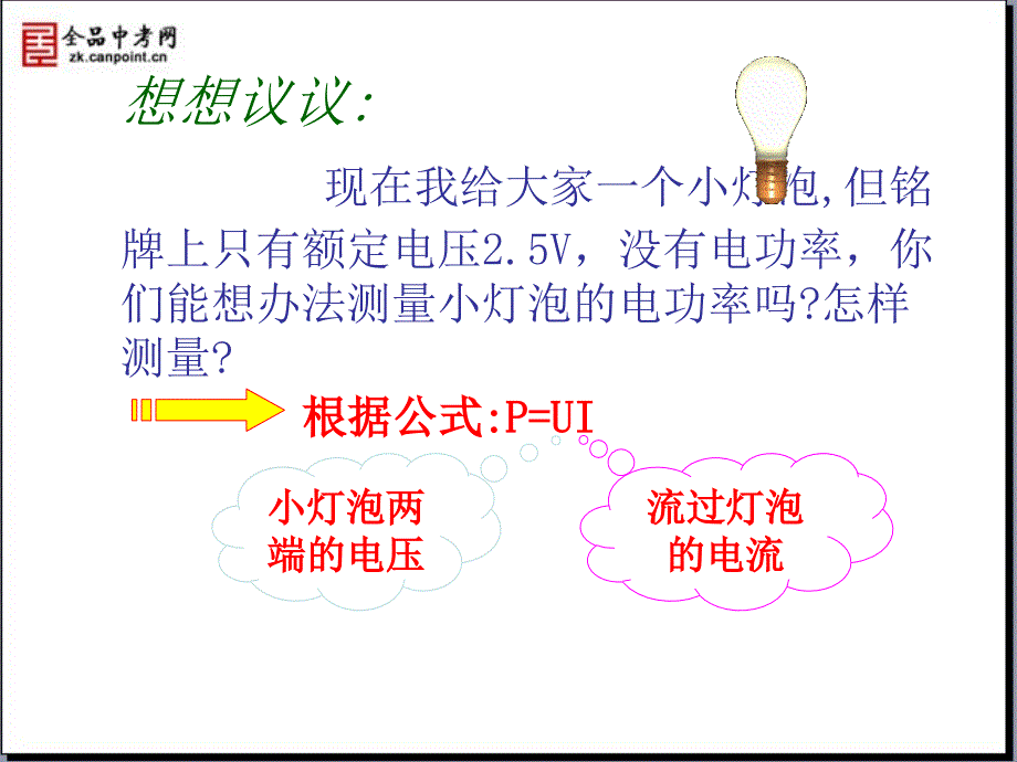 课件183测量小灯泡的电功率_第4页