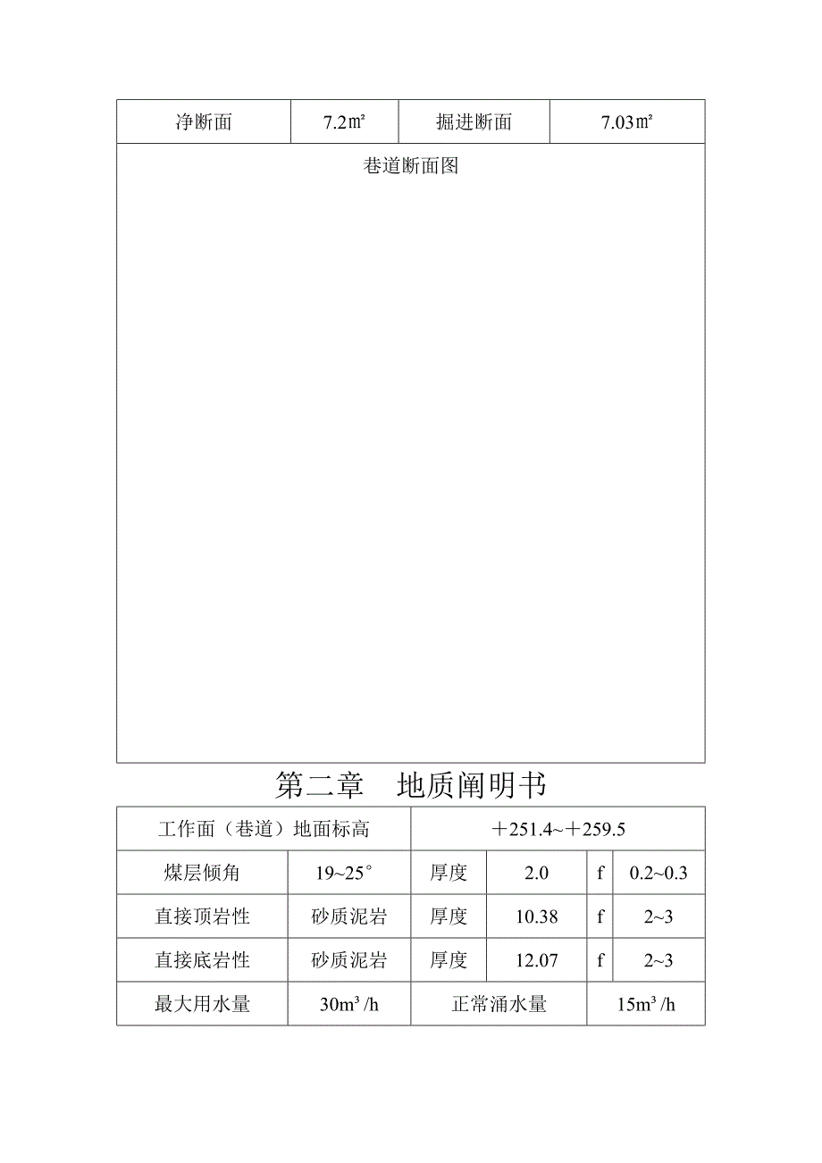 郑煤集团二耐煤矿掘进作业专题规程_第3页