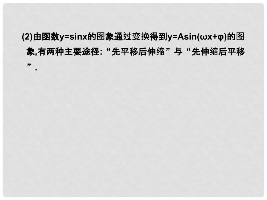 高考数学考点回归总复习课件 20三角函数的图象_第4页