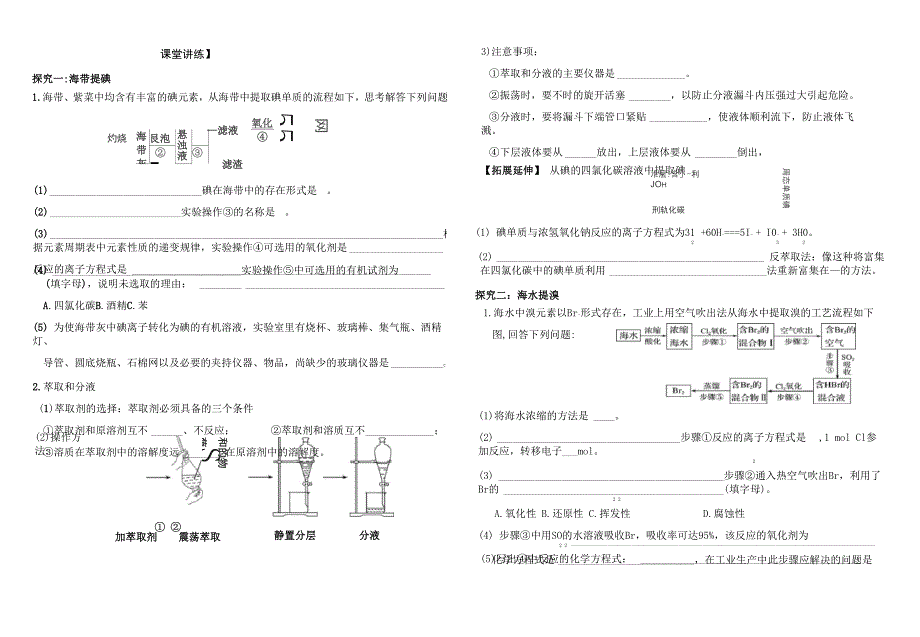 微项目《海带提碘与海水提溴》_第3页