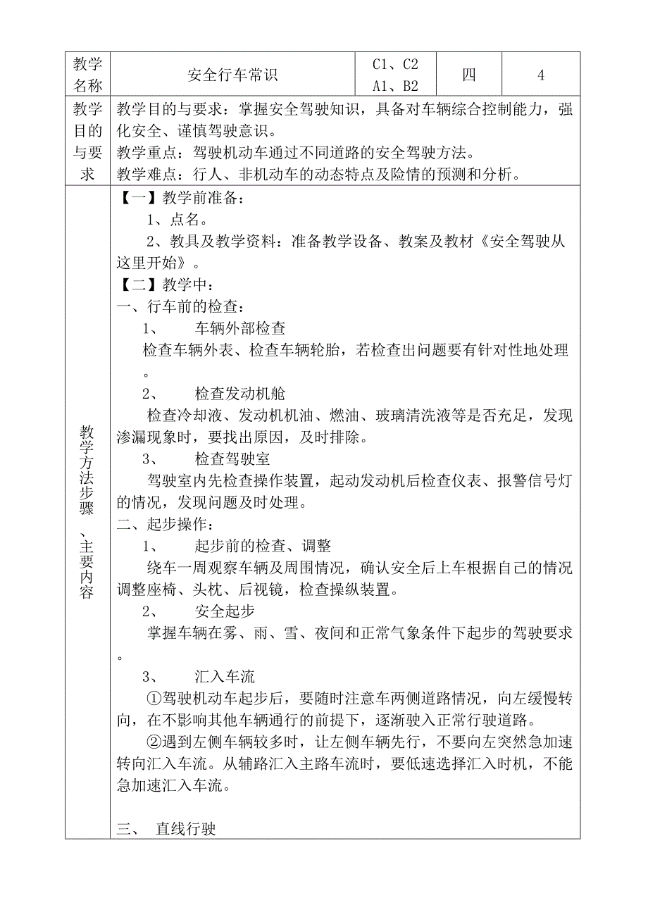 科目四理论培训课件分析(DOC 20页)_第4页