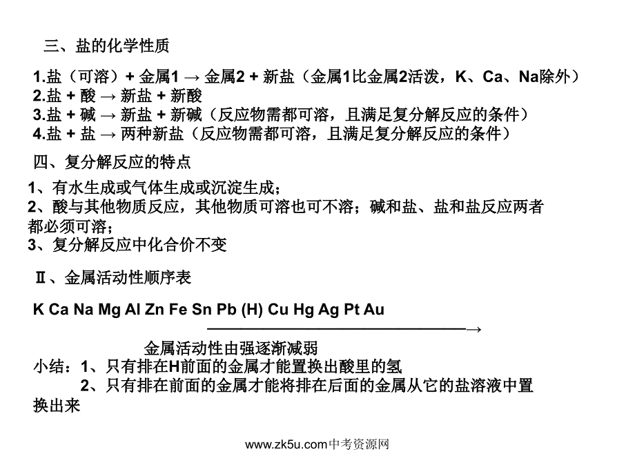 九年级科学盐复习解读_第2页