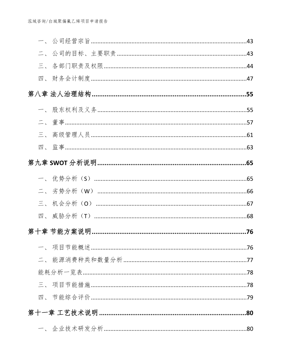 白城聚偏氟乙烯项目申请报告（参考范文）_第4页
