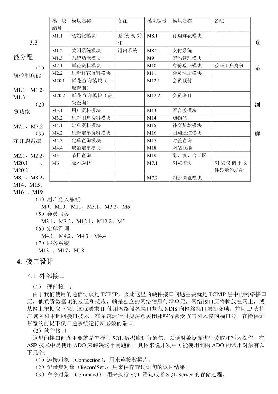 开设网上花店的概要设计说明书.doc_第5页