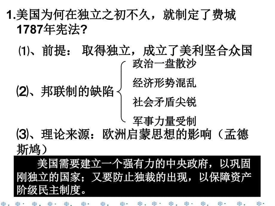 美国联邦政府的建立(公开课)精品教育_第5页