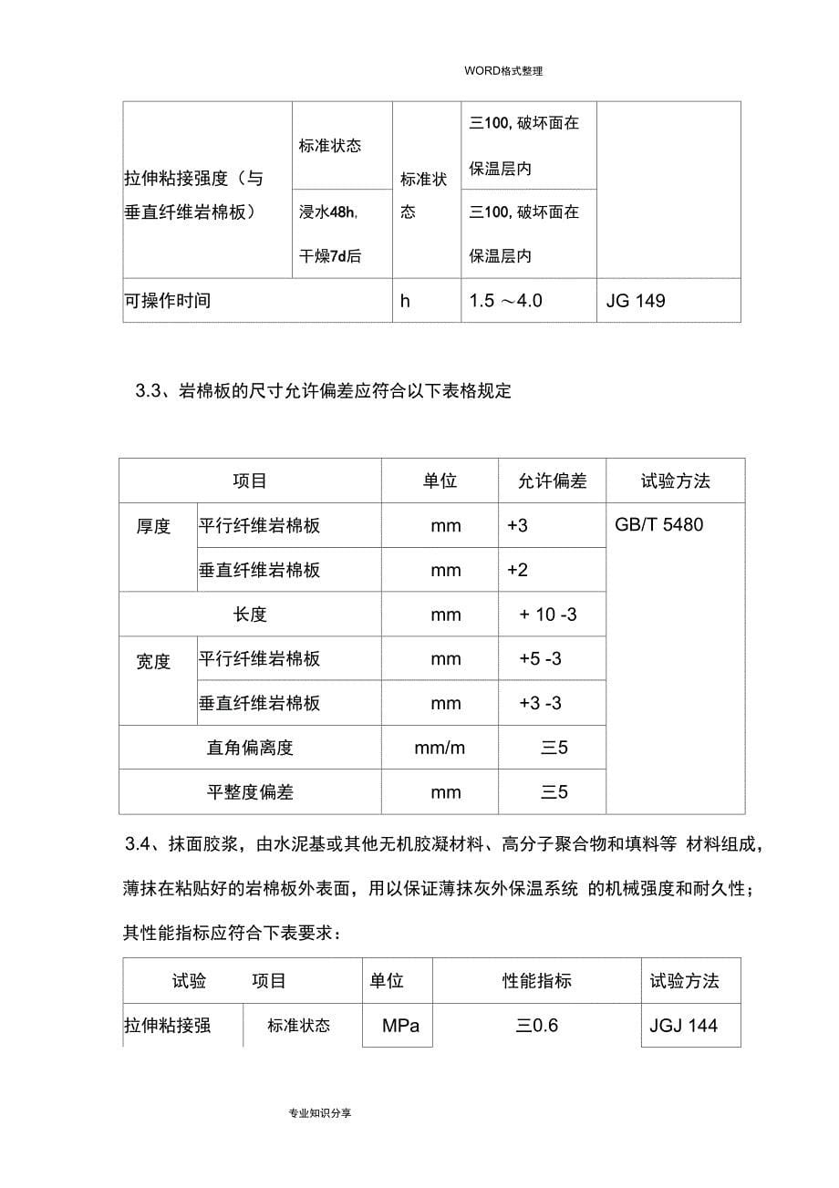 岩棉板外墙保温施工组织方案_第5页