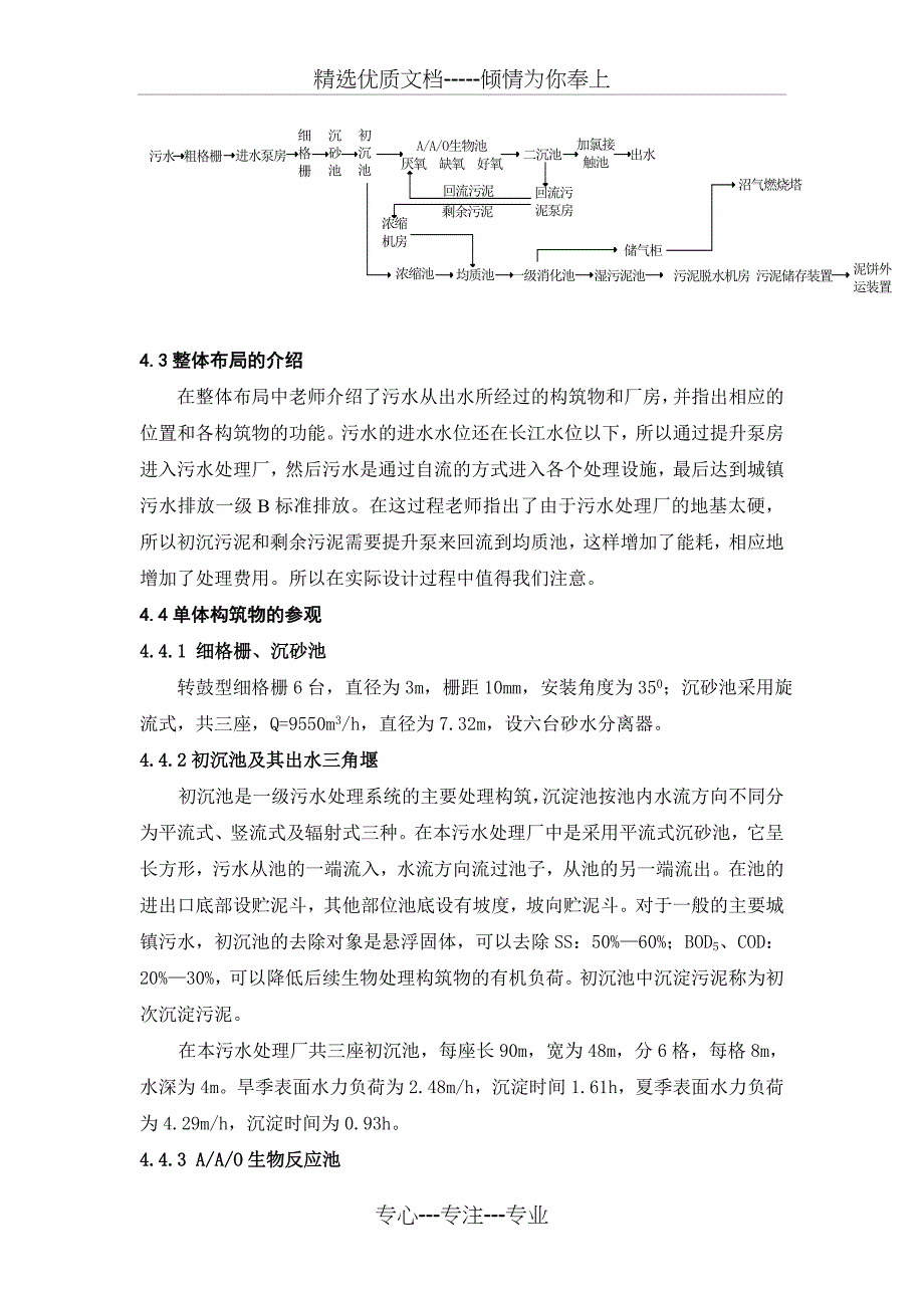 重庆鸡冠石污水处理厂实习报告_第3页