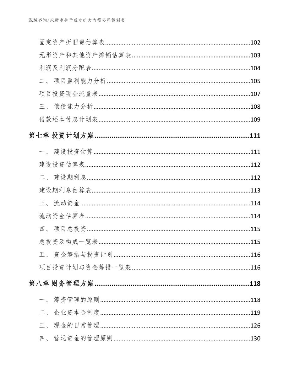 永康市关于成立扩大内需公司策划书（范文）_第3页