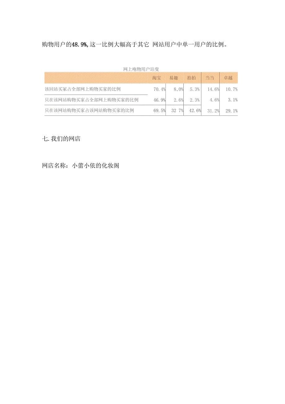 我国化妆品行业网络营销方案_第5页