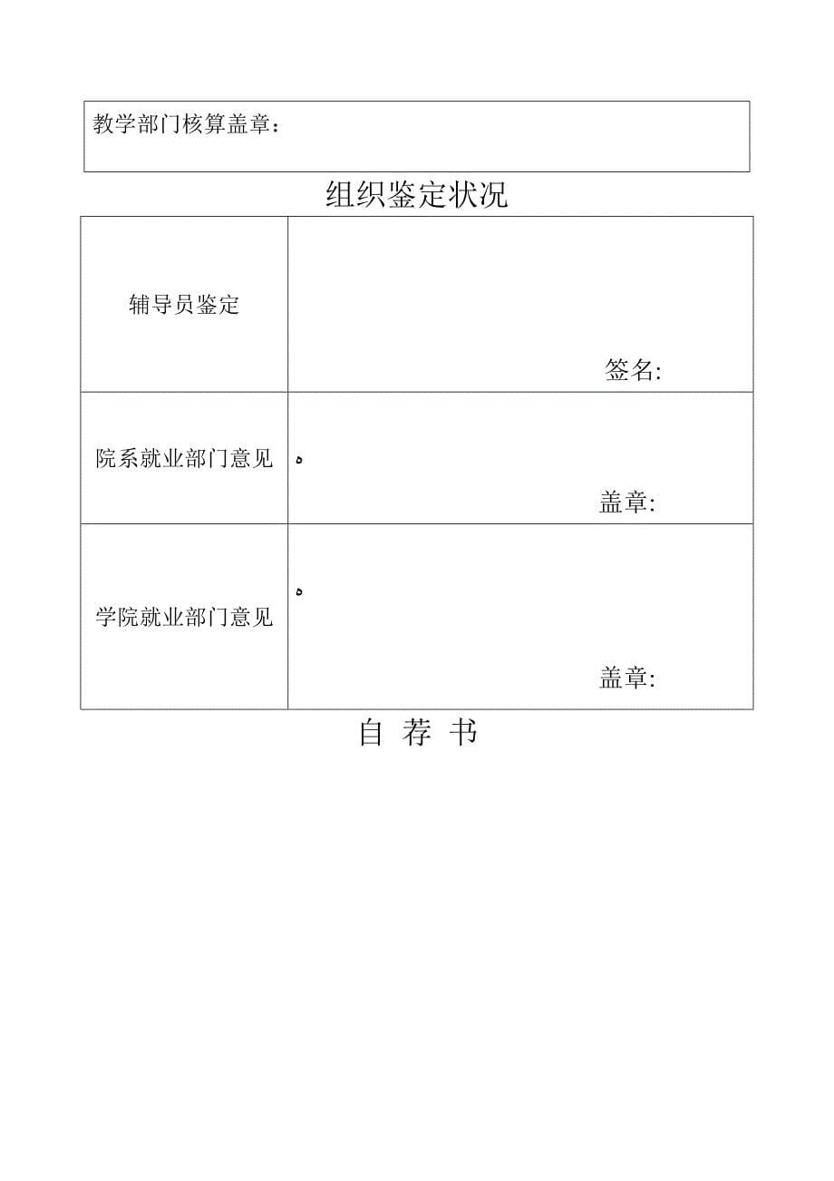 实习生推荐表_第5页