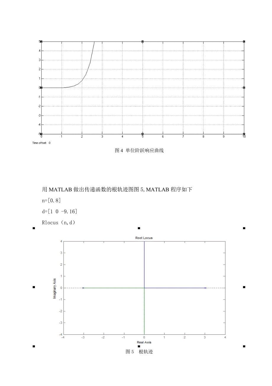 单级移动倒立摆建模及串联超前校正设计书_第5页