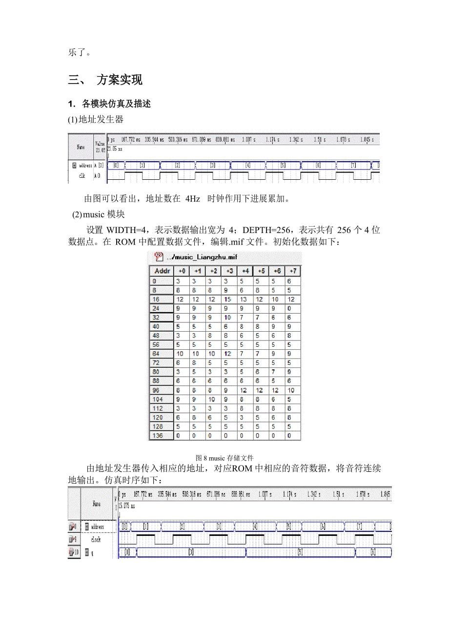 EDA课程设计——乐曲硬件演奏电路_第5页