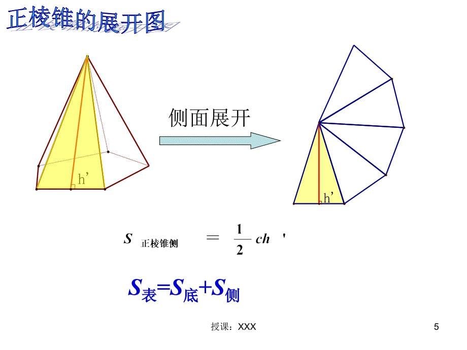 1.3柱锥台的表面积与体积PPT课件_第5页