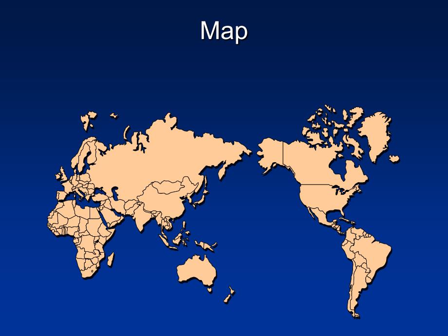 可编辑的中国美国以及世界各地区地图模板_第3页