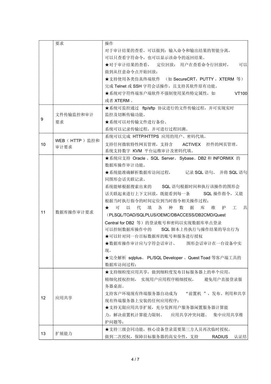 银联商务有限公司采购项目运维审计风险控制系统（堡垒机）设备招标文件_第5页