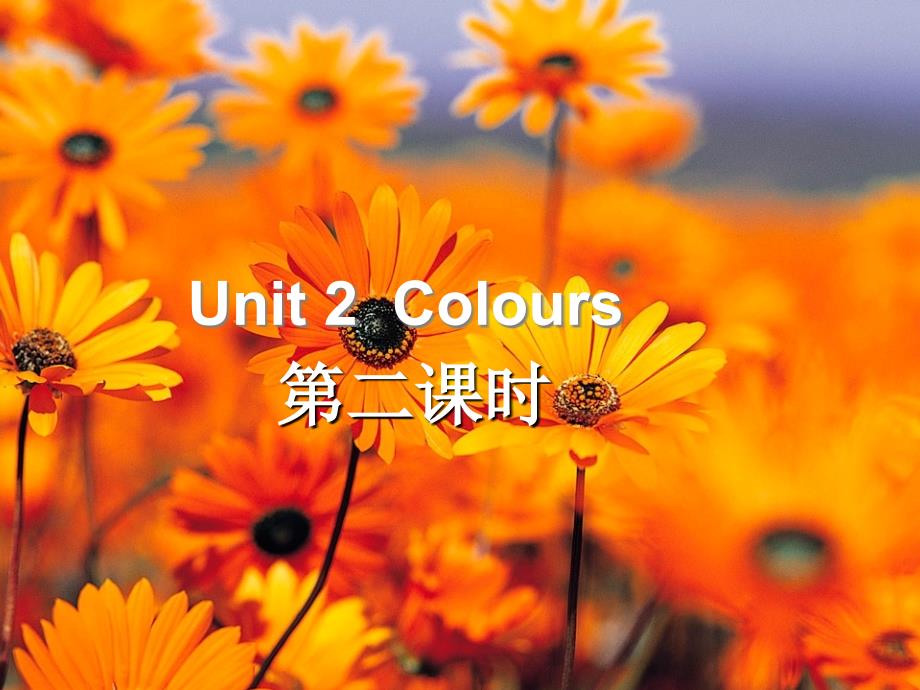 三年级英语上册Unit2Colours第二课时_第1页