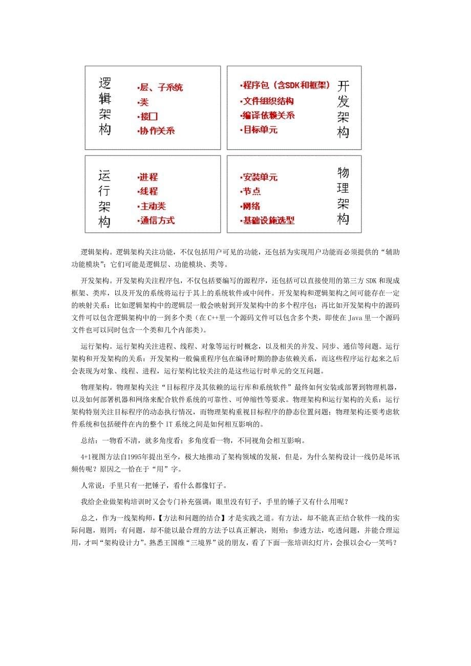 4+1视图方法的3大特点——4+1视图剖析系列_第5页