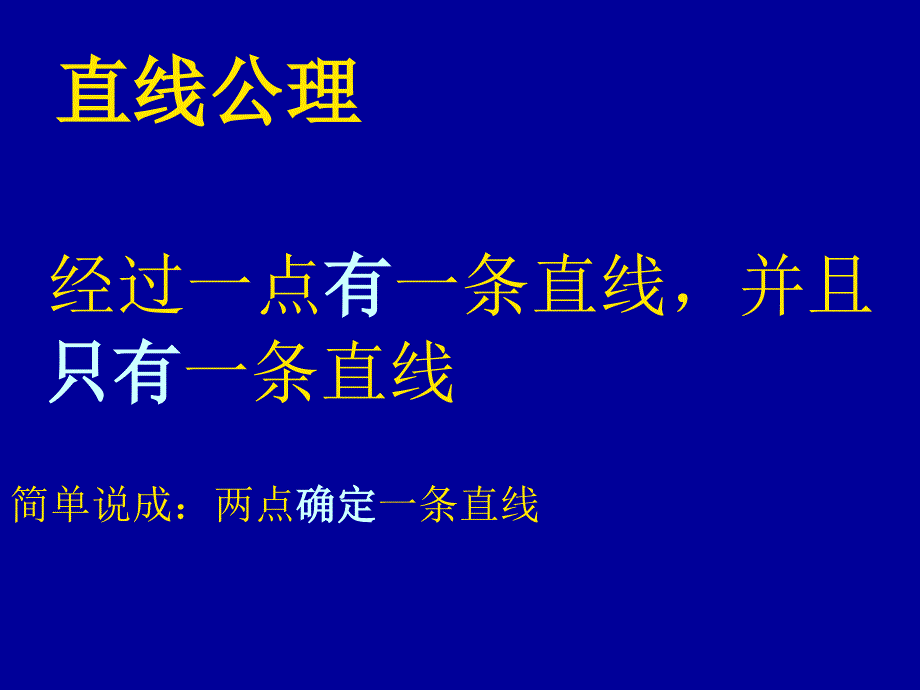 初中一年级数学直线射线线段第一课时课件_第2页