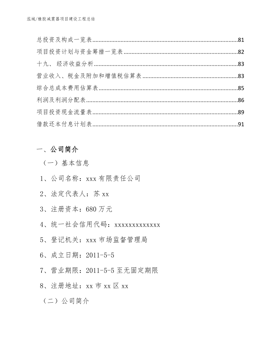 橡胶减震器项目建设工程总结_第3页