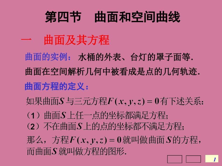 高数空间解析几何学平面与空间直线的方程ppt课件_第1页