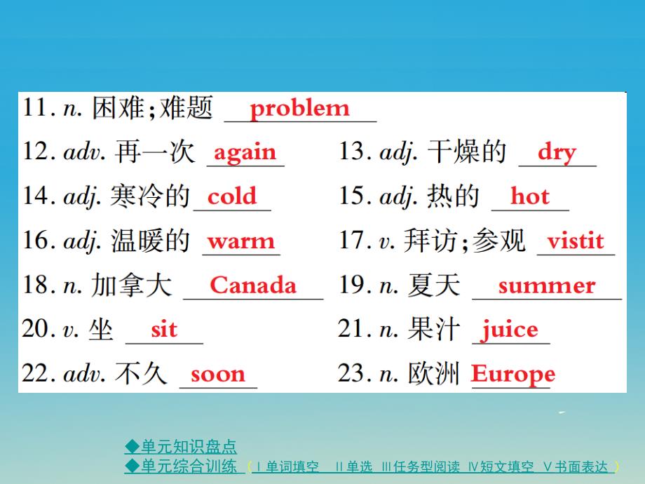 精品人教版七下Unit76SectionB3a3cSelfCheck作业课件可编辑_第3页