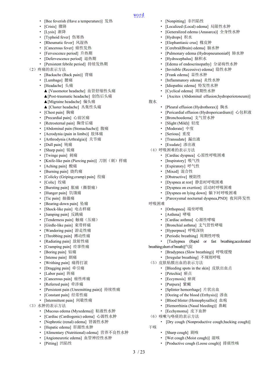 常用临床医学术语_第3页