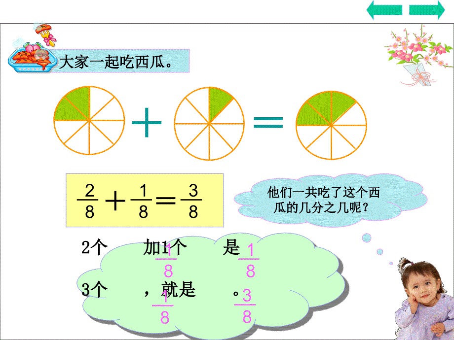 人教版三上《分数的简单计算》课件_第4页